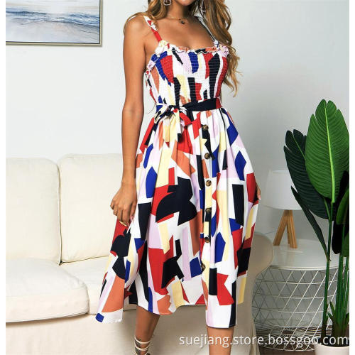 Women Casual Slip Summer Dress